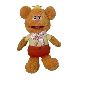 Muppet Babies Disney, 12" Plush Fozzie Bear Disney Junior, Wocka Wocka, Works!